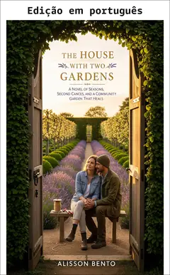 A casa com dois jardins — capa do livro