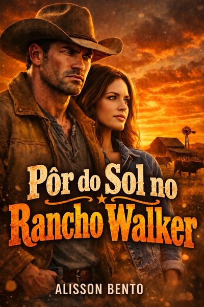 Pôr do sol no Rancho Walker — capa do livro