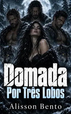 Domada por três lobos — capa do livro